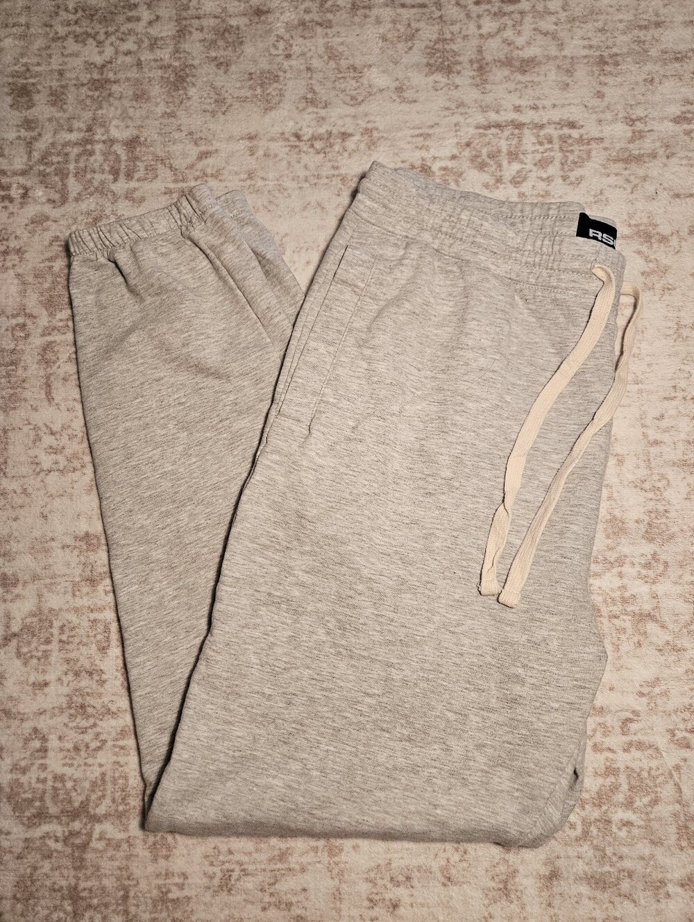 RSQ Light Gray Men's Jogger Sweatpants with Drawstring